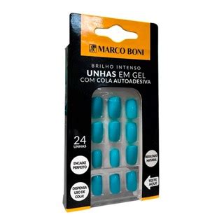 Unha Posti A Gel Autocolante Marco Boni Azul Tiffany Shopee