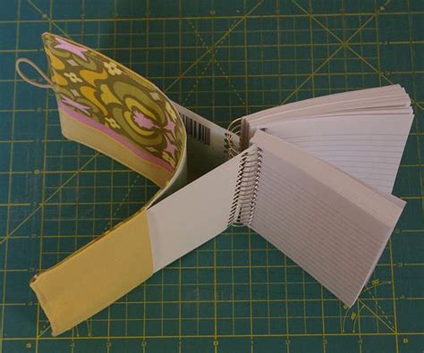 Covered Notebook With Matching Pen Tutorial Fabric Book Covers Book