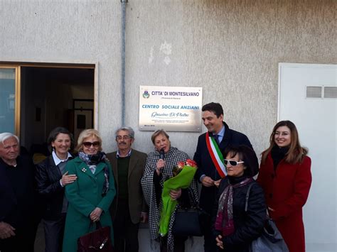 Montesilvano Inaugurato Il Nuovo Centro Anziani In Via Marrone