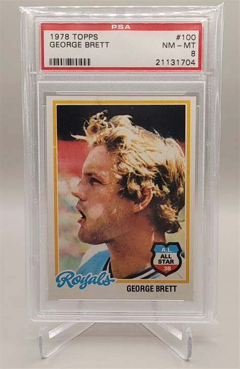 1978 Topps 100 George Brett PSA 8 NM MT Kansas City Royals HOF EBay