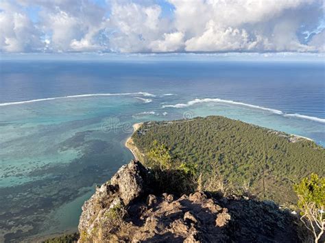 Le Morne Brabant Mountain, UNESCO World Heritage Site Basaltic Mountain with a Summit of 556 ...