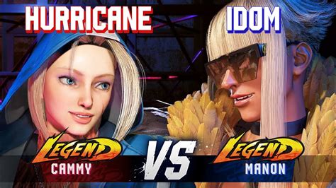 Sf Hurricane Cammy Vs Idom Manon High Level Gameplay Youtube