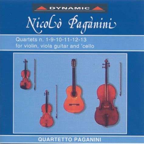 Paganini N 15 Quartets For Strings And Guitar The Vol 1 Von