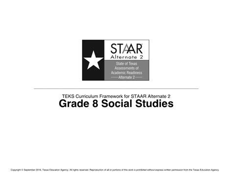 Grade 8 Social Studies Teks Curriculum Framework Docslib