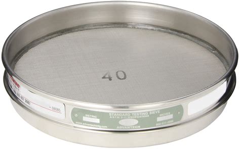 Advantech Ss H Stainless Steel Half Sieve Diameter Mesh Size