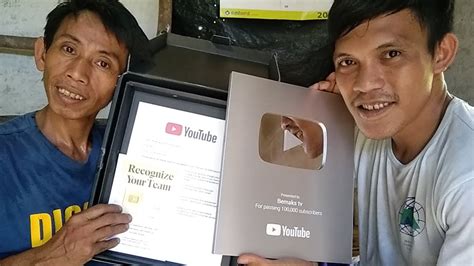 Unboxing Silver Play Button Maraming Salamat Sa Supporta Bemaks Tv