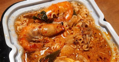 Саморазогревающаяся лапша Tom Yum Hot Pot На пробу Пикабу