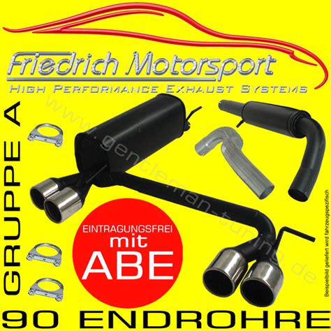 FRIEDRICH MOTORSPORT DUPLEX SPORTAUSPUFF für Chevrolet Cruze Limousine