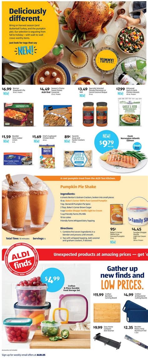 ALDI Weekly Ad Nov 03 – Nov 09, 2021