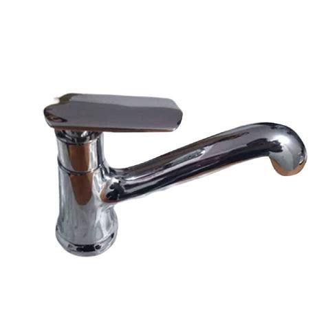 Stainless Steel Single Lever High Neck Pillar Cock For Bathroom