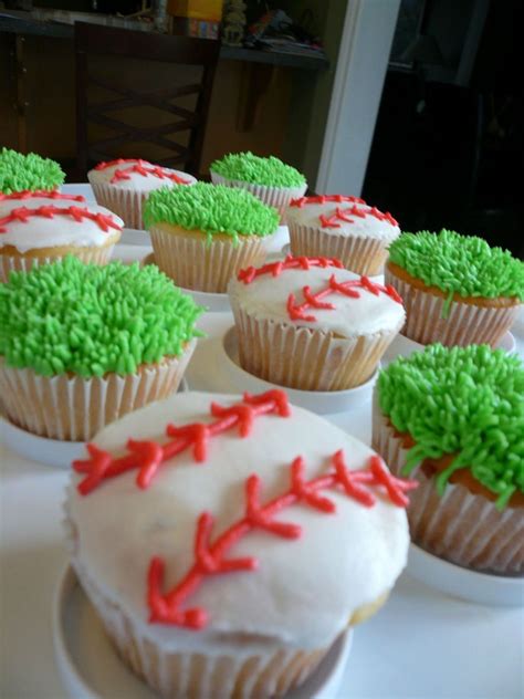 Baseball Cupcakes