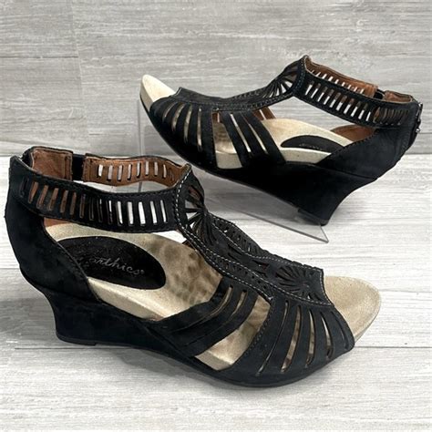 Earthies Shoes Earthies Wedge Sandal Open Peep Toe Poshmark