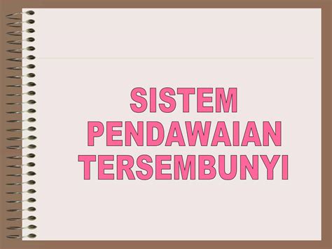sistem pendawaian tersembunyi