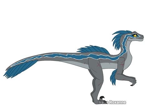 Blue The Velociraptor Full Body By Ireneroxanne666 On Deviantart