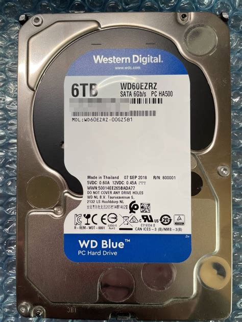 Yahoo オークション ウェスタンデジタル Blue WD60EZRZ 6TB 5700rpm