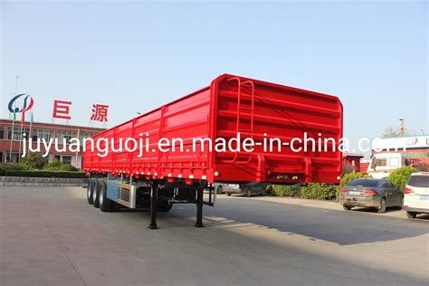 Bulk Cargo Carrier Sidewall Semi Trailer Side Board Flatbed Stake Truck