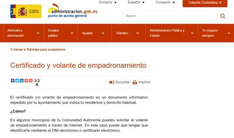 C Mo Obtener Mi Certificado De Empadronamiento Online