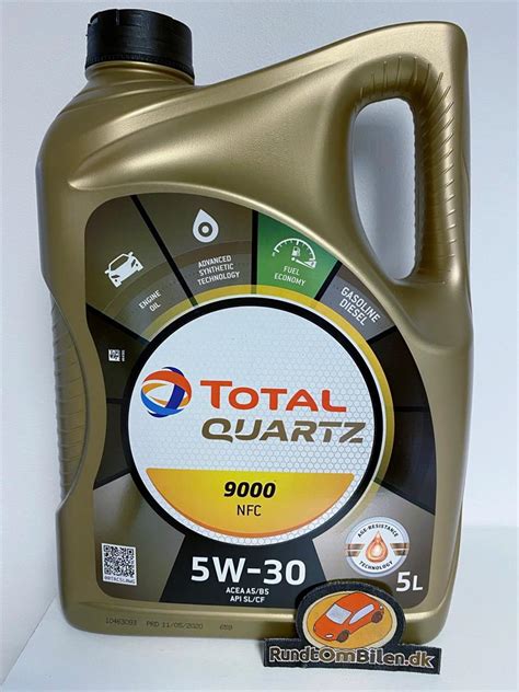 Total Quartz 9000 future 5W 30 Fuldsyntetisk brændstofbesparende