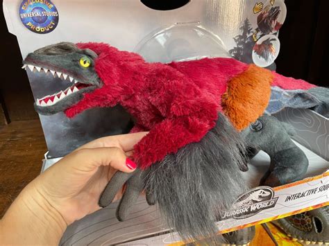 New Interactive Dilophosaurus and Pyroraptor Plush Toys at Universal Orlando Resort - Disney by Mark