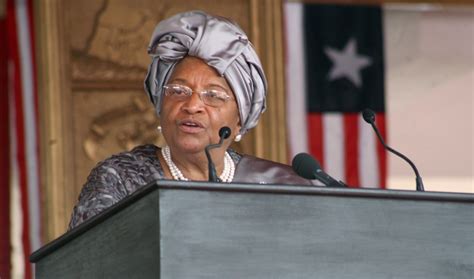 Nobel peace prize winner Ellen Johnson Sirleaf defends law ...