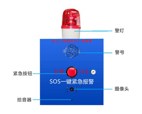 Ip视频对讲校园一键式报警主机