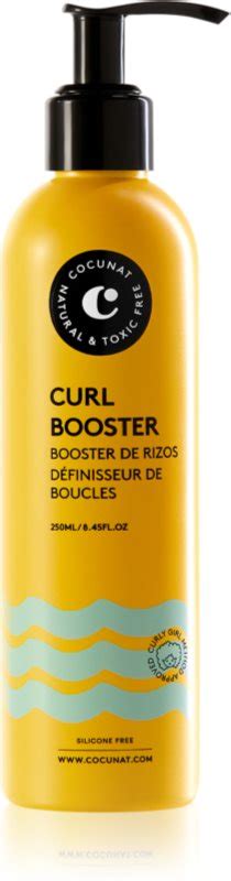 Cocunat Curl Booster Cuidado Hidratante Para Cabelos Ondulados E