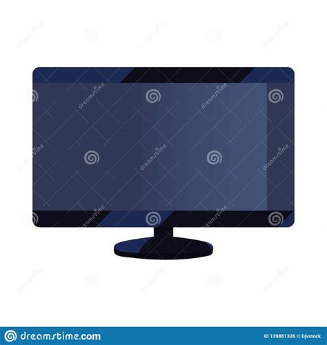 Dispositivo Del Monitor De Computadora Ilustraci N Del Vector