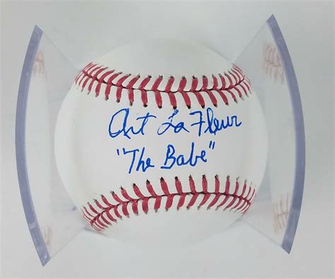 Art LaFleur Autographed Signed ROMLB Baseball The Sandlot Babe Ruth Collectible Memorabilia ...