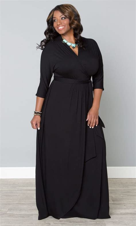 Plus Size True Wrap Maxi Dress Plus Size Maxi Dresses Fashion