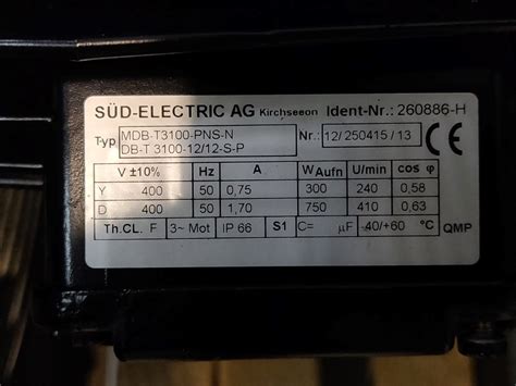 Sud Electric MDB T3100 PNS N HOS BV