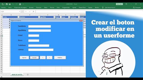 Como Hacer Un Userform Y Programarlo En Excel Visual Basic Parte