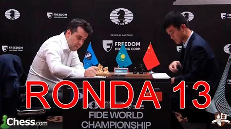 Ian Nepomniachtchi Vs Liren Ding Campeonato Del Mundo De Ajedrez