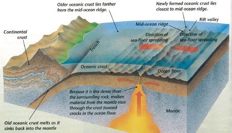 Sea Floor Spreading Labeled Diagram | Review Home Co