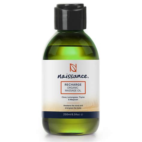 Recharge Organic Massage Oil Naissance Naissance Uk