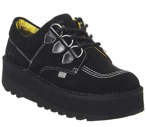 Womens Kickers Kick Lo Creepy Black – OFFCUTS SHOES by OFFICE