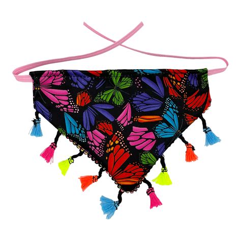 Bandanas Mexicana Mariposas Para Perro Meztli S World