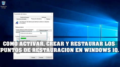 Como Activar Crear Y Restaurar Los Puntos De Restauracion En Windows