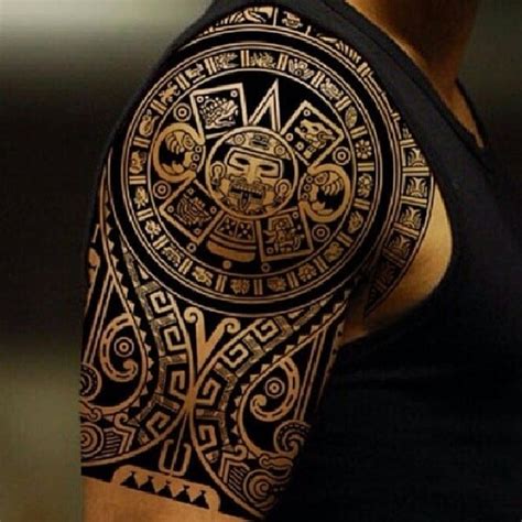 Aztec Tribal Tattoos For Women