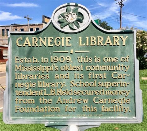 Carnegie Library Historical Marker