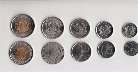 African Coins & Banknotes: Ghana Coins Set