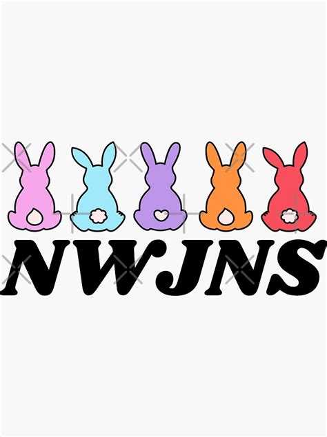 NewJeans Bunnies New Jeans Logo And Mascot Bunny Kpop NWJNS Merch