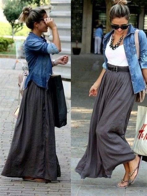 Cute Maxi Skirt Outfits To Impress Everybody Maxi Skirt Outfits