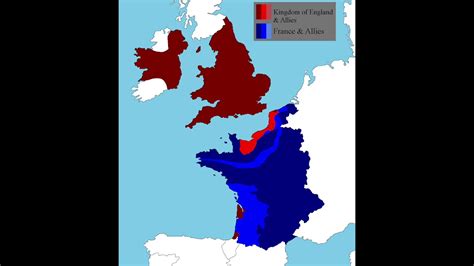 Hundred Years War Map