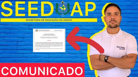 Concurso Seed Ap Fgv Publicou Comunicado Importante E Agora Youtube