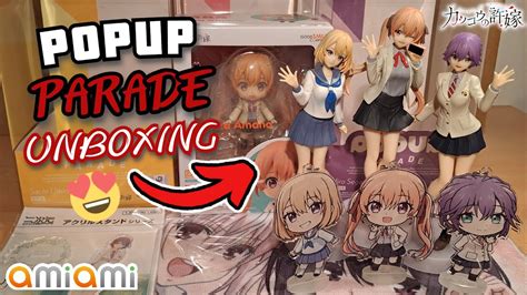 Unboxing Review SACHI UMINO ERIKA AMANO HIRO SEGAWA Popup Parades A