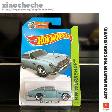 Hot Wheels Aston Martin 1963 DB5 Silver Shopee Malaysia