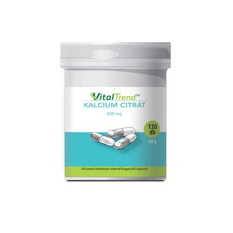 Kalcium-citrát 400 mg kapszula - Green Gold Imune Alga KompleX
