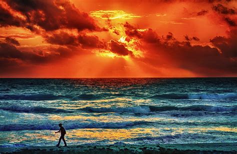 Free Images Beach Coast Sand Ocean Horizon Silhouette Light