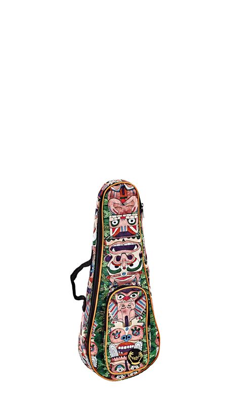 Keiki Kub Tm So Gigbag F R Sopran Ukulelen Mit Schultergurten Totem