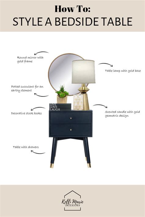 Styling Tips How To Style A Bedside Table Learn How To Style Your